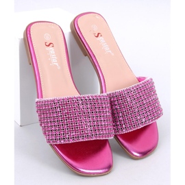 Infradito Yanni Fucsia con strass rosa 1