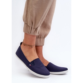 Sneakers Slip-On da Donna, Adrancia Blu Navy 2