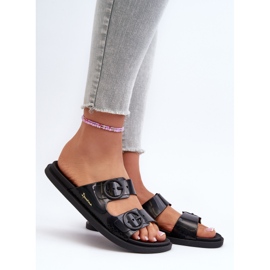 Infradito da donna con fibbie 83530 Ipanema Follow Fem Nero 2