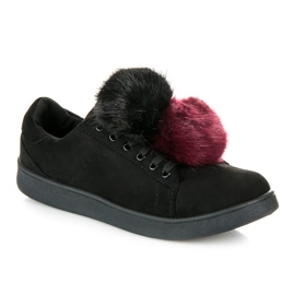 Vices New Collection Sneakers Con Pompon Staccabili nero 2