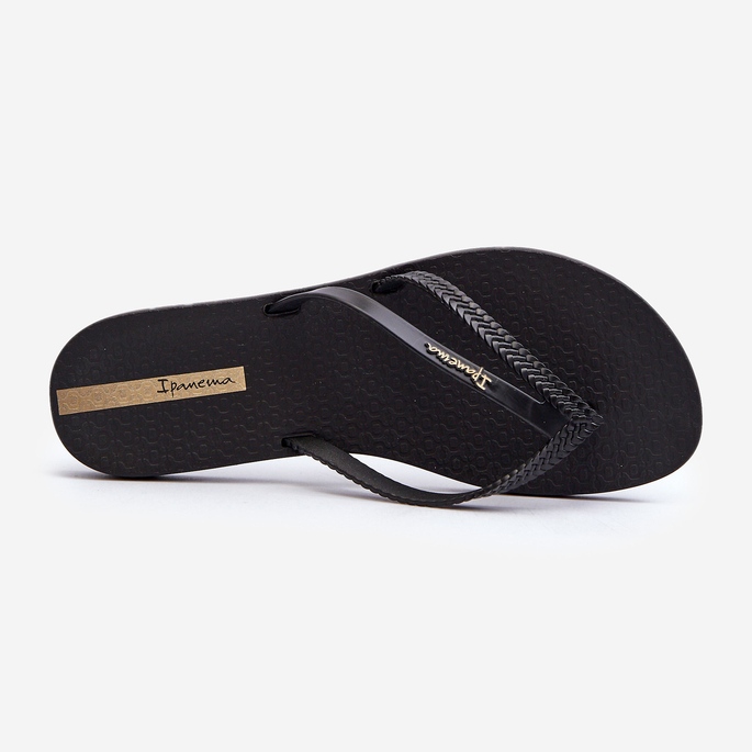 Infradito in gomma da donna 82067 Ipanema Bossa Fem Nero 1