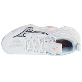 Scarpe da pallavolo Mizuno Wave Momentum 3 W V1GC231200, bianche bianco 2