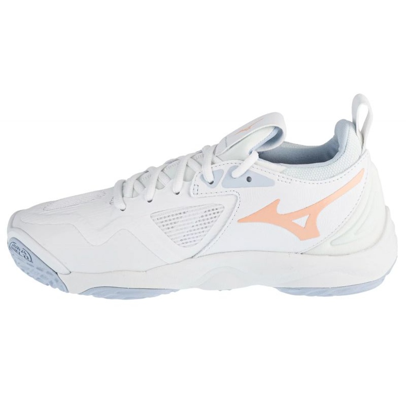 Scarpe da pallavolo Mizuno Wave Momentum 3 W V1GC231200, bianche bianco 3