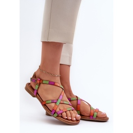 Sandali Bassi da Donna in Pelle Maciejka 06635-39 Multicolor multicolore 2