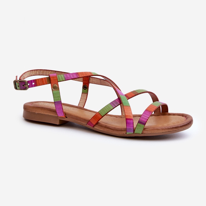 Sandali Bassi da Donna in Pelle Maciejka 06635-39 Multicolor multicolore 1