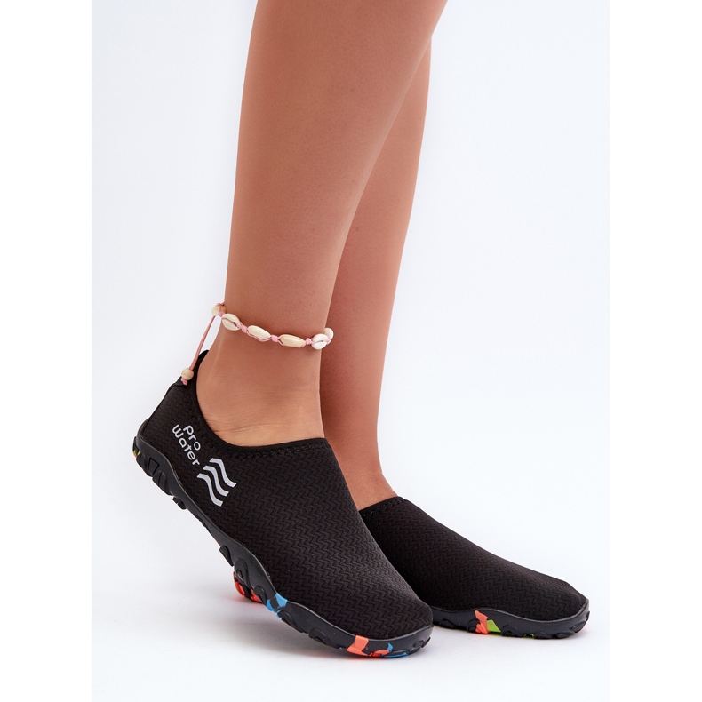 Scarpe da acqua PROWATER PRO-24-48-061L da donna nere nero 1