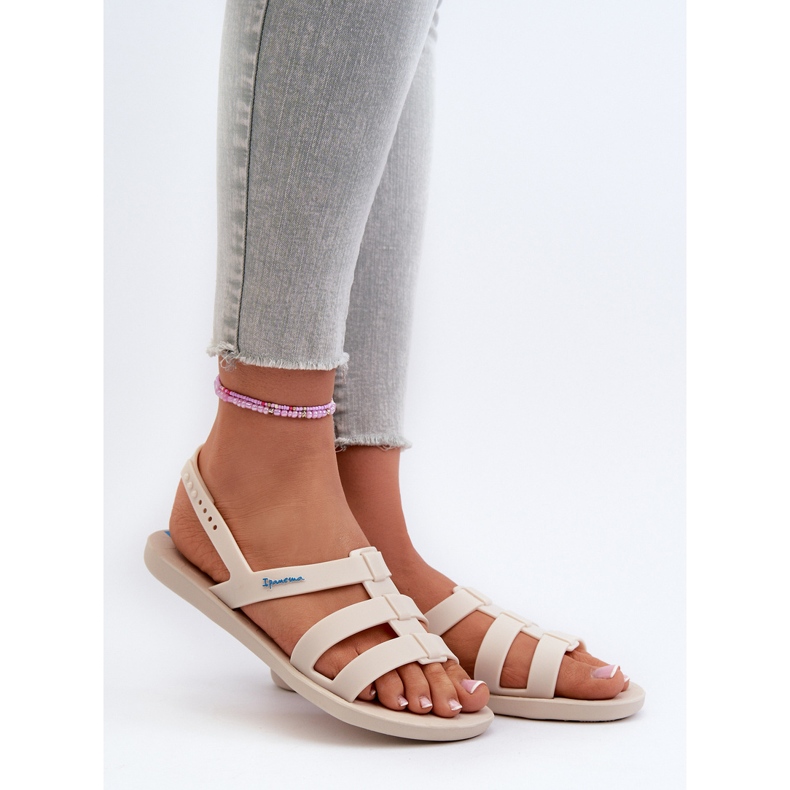 Sandali bassi da donna 83516 Ipanema Style Sandal Fem Beige 1