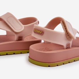 Sandali con velcro per bambini profumati ZAXY LL385002 Rosa chiaro 2