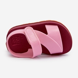 Sandali con velcro per bambini profumati ZAXY LL385001 Rosa 2