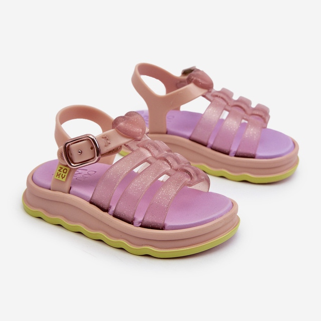Sandali con velcro profumati per bambini ZAXY NN385020 Viola 1
