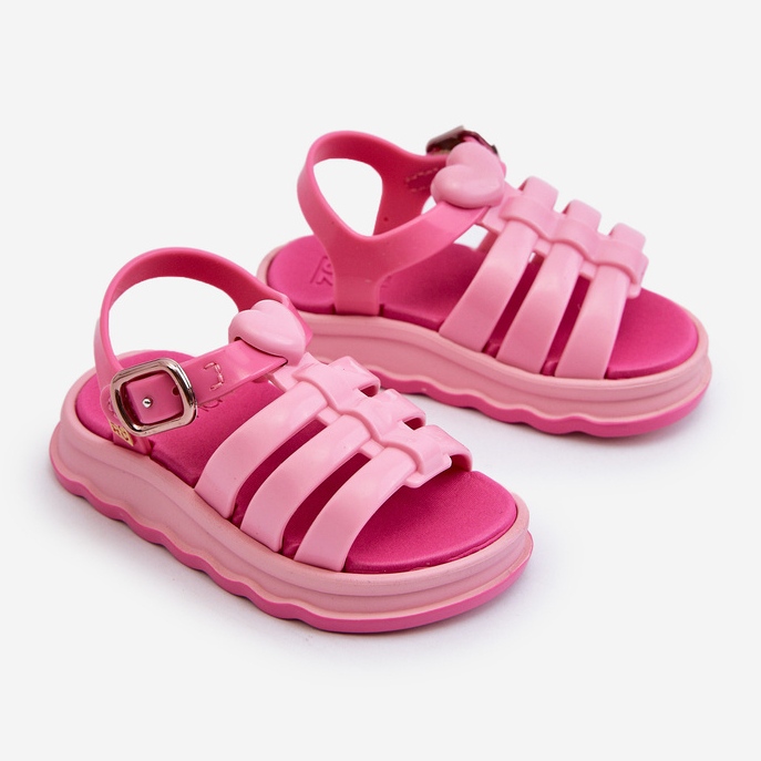 Sandali con velcro profumati per bambini ZAXY NN385018 Rosa 1
