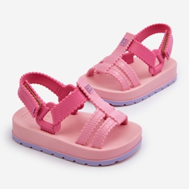 Sandali in velcro profumati per bambini ZAXY LL385027 Rosa 2