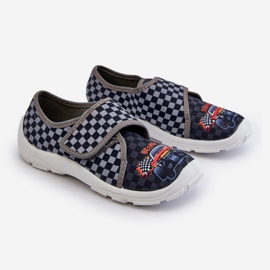 Comode pantofole da ragazzo con chiusura strappo Befado 974Y540 Grigio 1