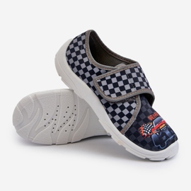 Comode pantofole da ragazzo con chiusura strappo Befado 974Y540 Grigio 2