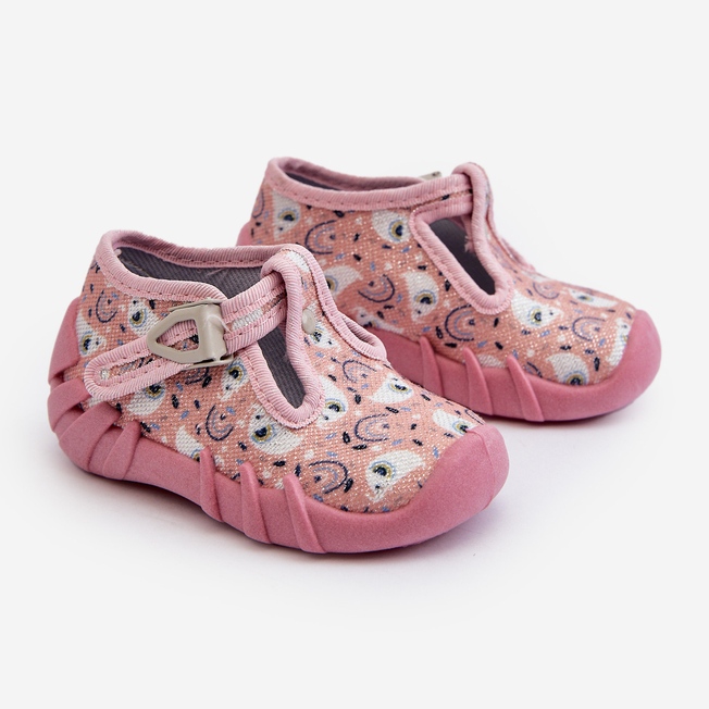 Comode pantofole per bambini BEFADO 110N491 Rosa 1