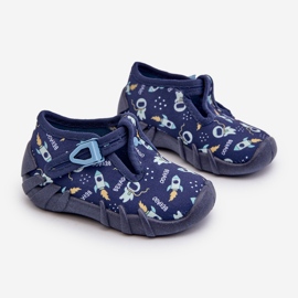 Comode pantofole per bambini BEFADO 110N482 Blu Navy 1
