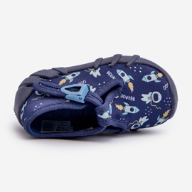 Comode pantofole per bambini BEFADO 110N482 Blu Navy 2