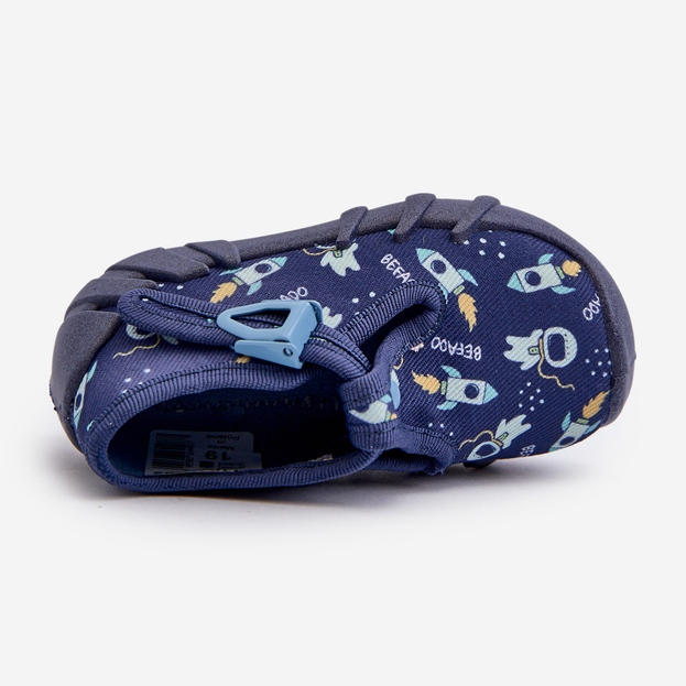 Comode pantofole per bambini BEFADO 110N482 Blu Navy 2