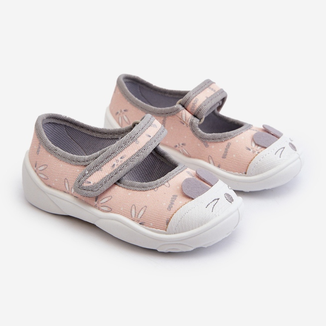 Pantofole ballerina Befado Rabbit 209P036 Pesca arancia 1