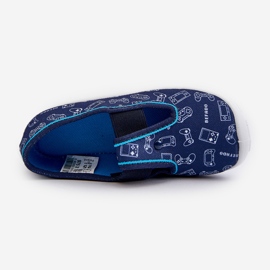 Befado Pantofole per bambini Pantofole Scarpe 975X182 Blu Navy 1