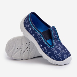 Befado Pantofole per bambini Pantofole Scarpe 975X182 Blu Navy 2