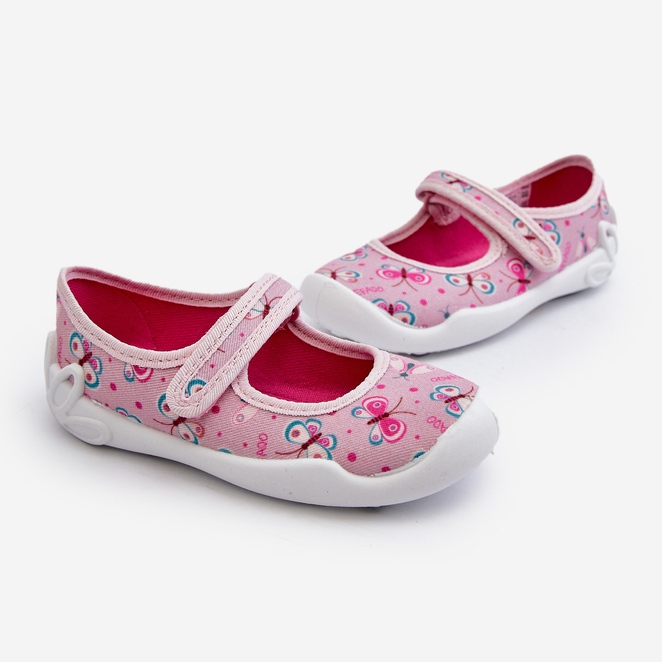 Befado Pantofole Ballerina Farfalla per Bambini 114X523 Rosa 1