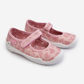 Pantofole ballerina Befado Butterfly per bambini 114X526 Rosa 1