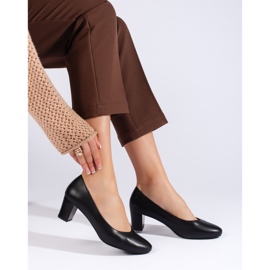 Sergio Leone Eleganti décolleté da donna nere nero 1