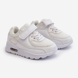 Scarpe da ginnastica con velcro Krissandra bianche per bambini bianco 1