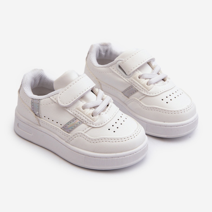 Scarpe sportive classiche da bambino Marlin bianco 1