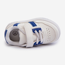 Scarpe sportive classiche da bambino Bianche e Blu Marlin bianca 2