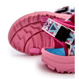 Sandals Velcro Girls 'Lee Cooper LCW-24-34-2600 Pink rosa 1