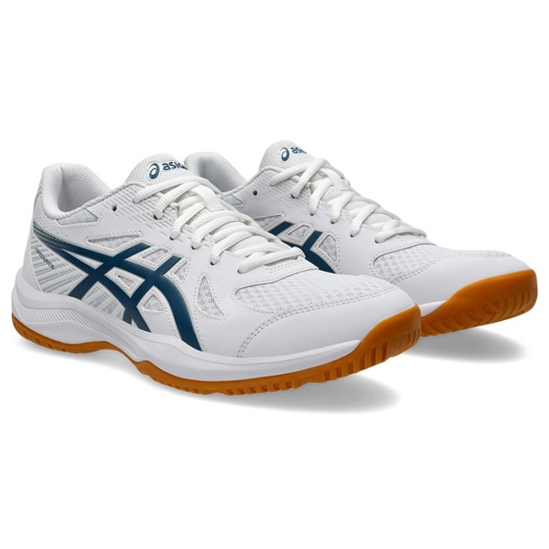Scarpe da pallavolo Asics Upcourt 6 M 1071A104 100 bianco 2