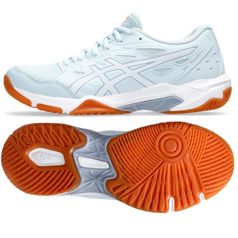 Scarpe da pallavolo Asics Upcourt 6 W 1072A093 020 blu 1