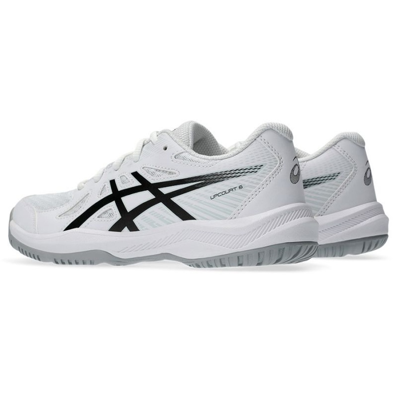 Scarpe da pallavolo Asics Upcourt 6 Gs Jr 1074A045 101 bianca 2
