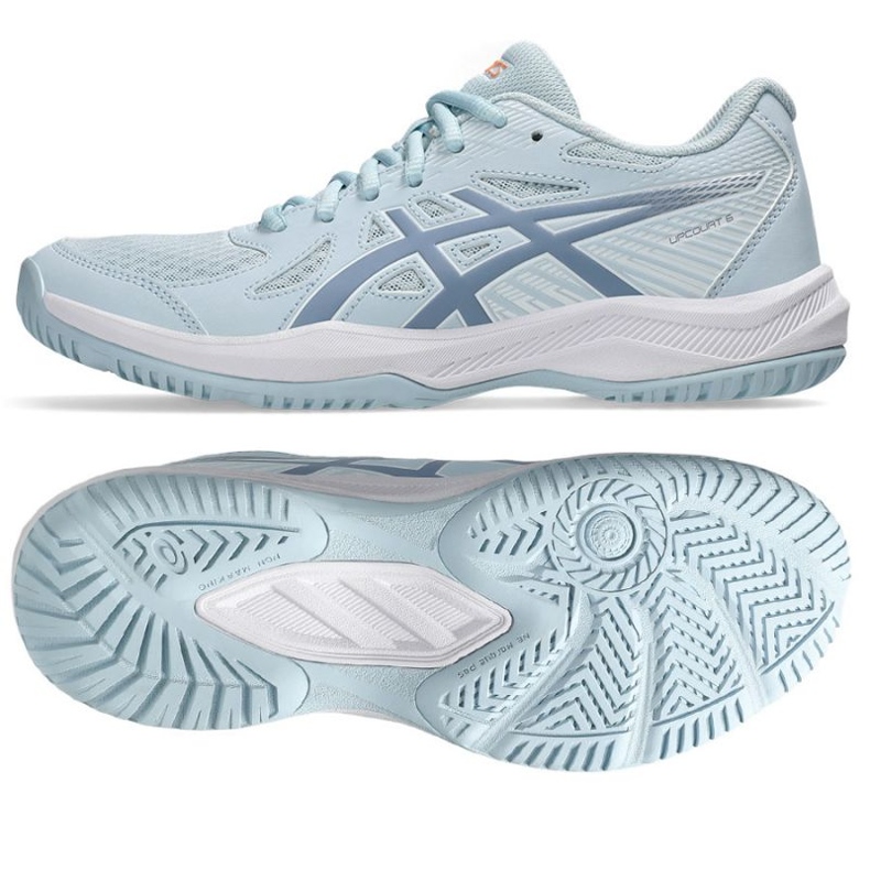 Scarpe da pallavolo Asics Upcourt 6 W 1072A107 020 blu 1