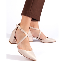 Décolleté da donna beige di Sergio Leone 1