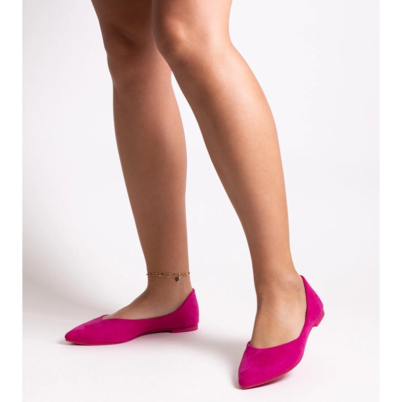 Ballerine a punta di Mays rosa 1
