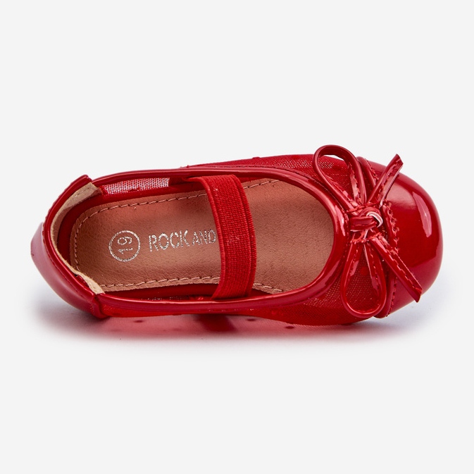 Ballerine per bambini con fiocco, Jellema rosse rosso 1