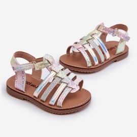 Sandali Gladiatore per Bambini Chiusura con Velcro, Radovia Multicolor multicolore 1