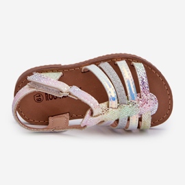 Sandali Gladiatore per Bambini Chiusura con Velcro, Radovia Multicolor multicolore 2