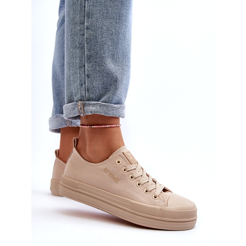 News Sneakers Staneva in Tessuto Beige da Donna 6