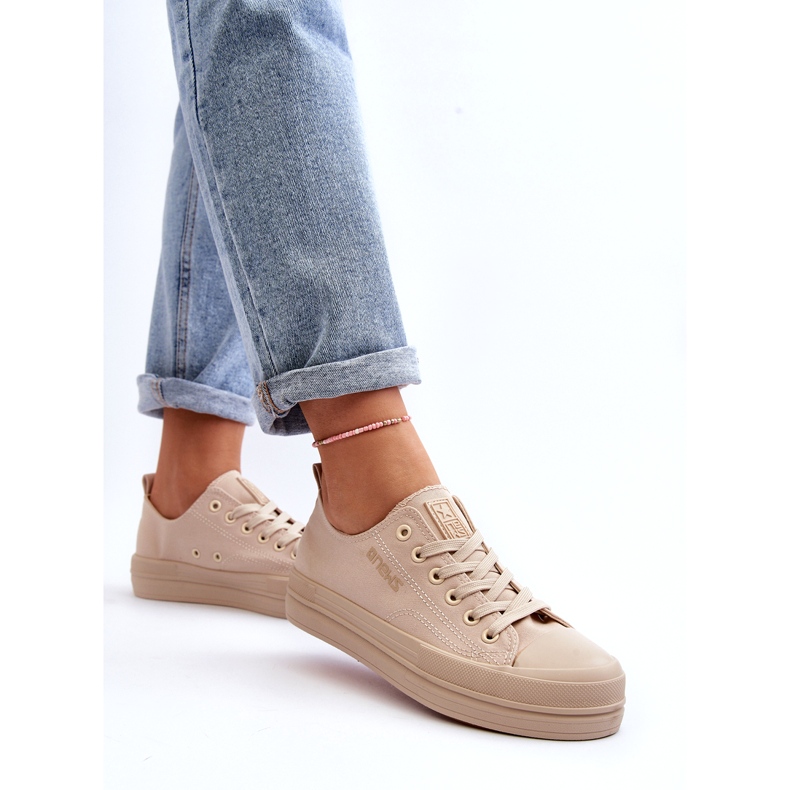 News Sneakers Staneva in Tessuto Beige da Donna 4