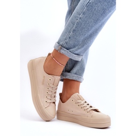 News Sneakers Staneva in Tessuto Beige da Donna 3