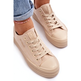 News Sneakers Staneva in Tessuto Beige da Donna 1