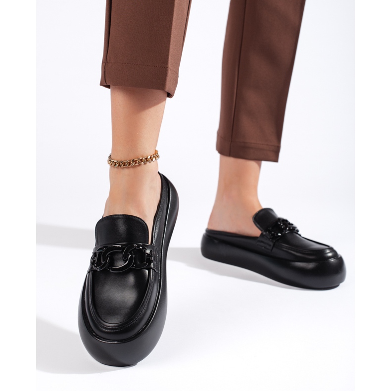Infradito da donna nere chiuse ed eleganti nero 1