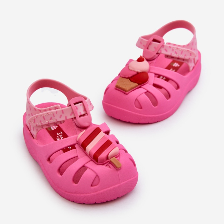 Sandali in velcro per bambini 83486 Ipanema Summer Xiii Baby Pink rosa 2