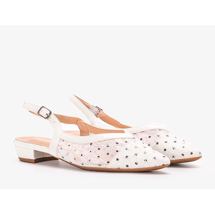 Ballerine in pizzo bianco Marlioz 1