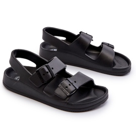 Infradito leggere da bambino con fibbie Big Star NN374541 Nero 4