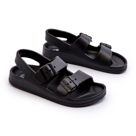Infradito leggere da bambino con fibbie Big Star NN374541 Nero 3